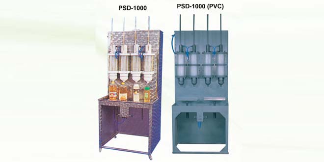 PSD Serisi Pnömatik Dörtlü Dolum Makinaları