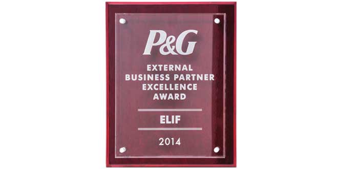 P&G'den Elif'e bir kez daha 'Mükemmellik Ödülü'!