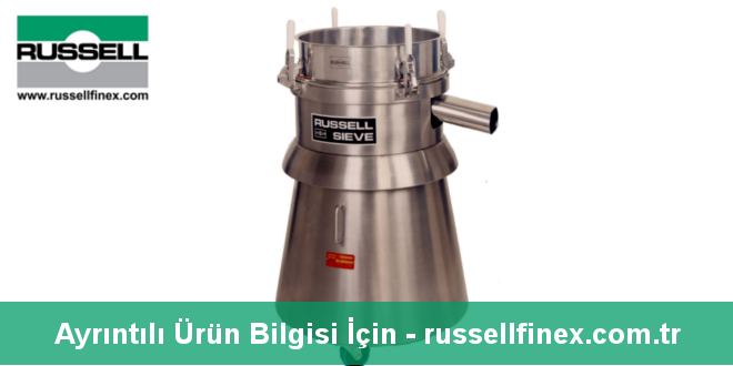 Russell Finex'ten Titreşimli Eleme Makinesi