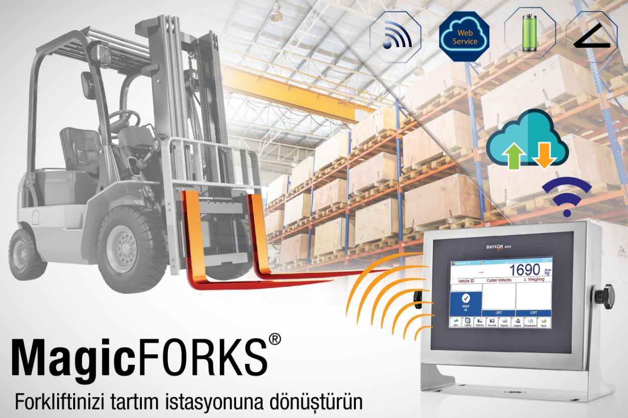 BAYKON MagicFORKS Forkliftinizi tartım istasyonuna dönüştürün !