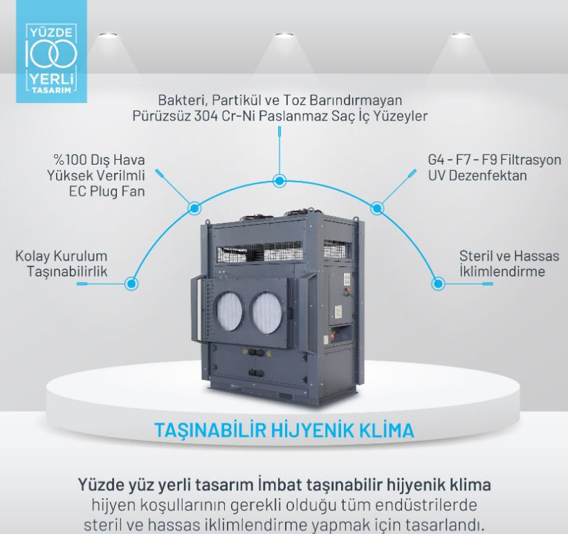 İMBAT TAŞINABİLİR HİJYENİK KLİMA