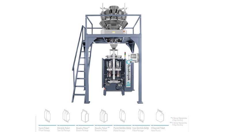 Tam Otomatik 14 Terazili Paketleme Makinesi