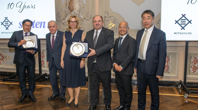 Sarten, Japon ortağı Mitsui & Co ., Ltd. ile 10’uncu yıllarını kutladı